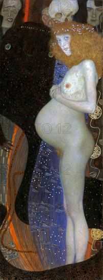 Hope I, 1903. Creator: Klimt, Gustav (1862-1918).