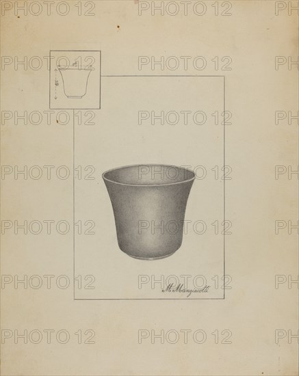 Pewter Cup, c. 1936.