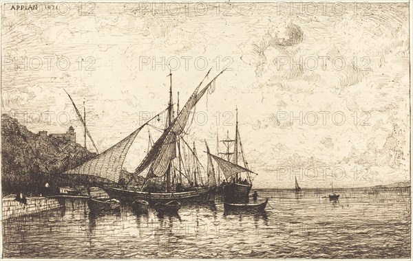 The Port of Monaco, 1873.