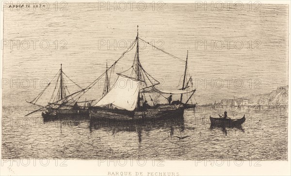 Barque de Pecheurs, 1874.