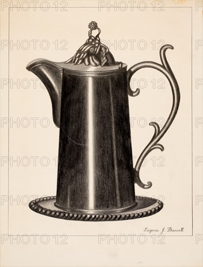 Pewter Flagon, 1935/1942.