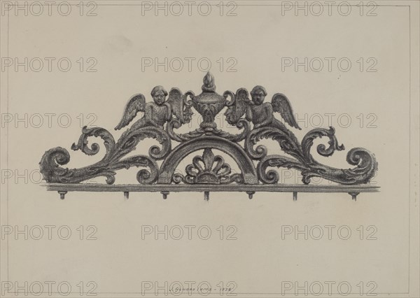 Cast Iron Gate Top, 1938.