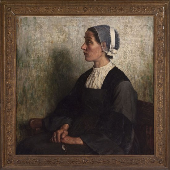 Brittany in prayer, c1918.