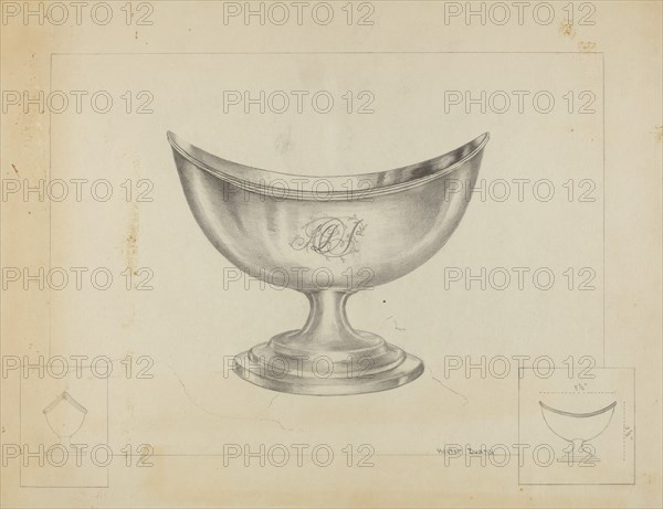 Silver Sugar Bowl, c. 1936.