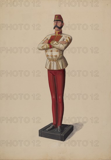 Cigar Store Figure, c. 1936.