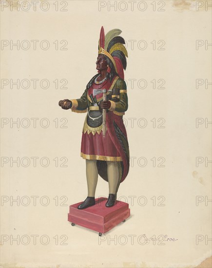 Cigar Store Indian, c. 1937.