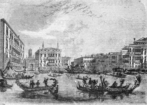 'Grand Regatta at Venice', 1854. Creator: Unknown.