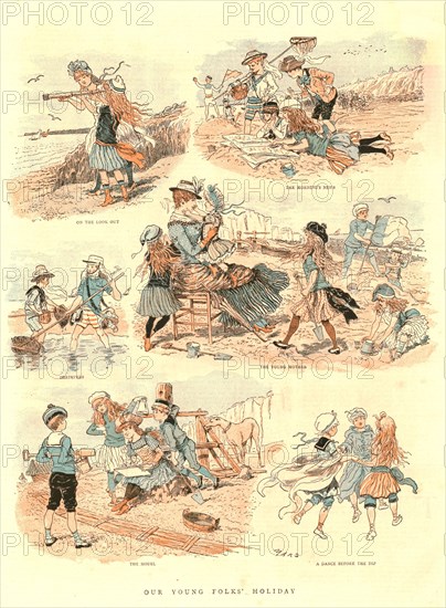 'Our young folks Holiday', 1886. Creator: Unknown.