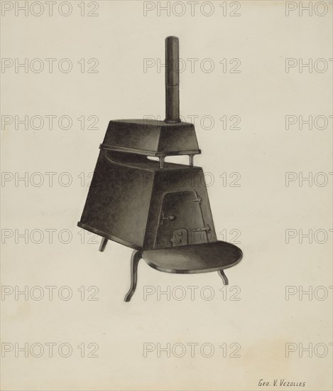 Shaker Stove, c. 1937.