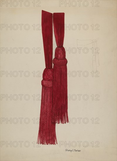 Civil War Sash, c. 1936.