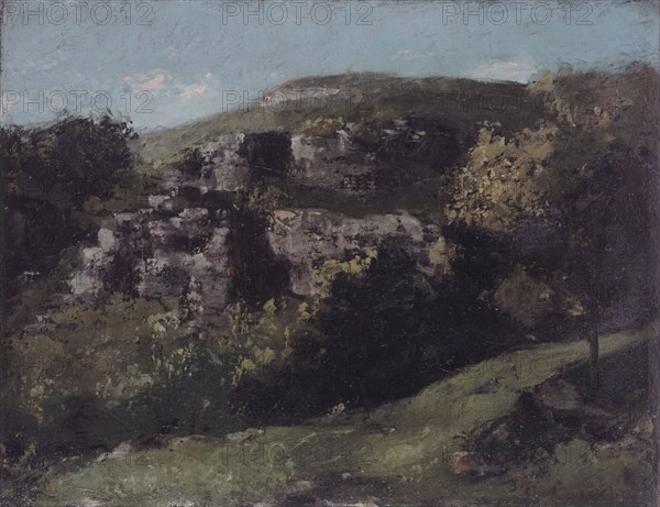 Rochers à Ornans, c.1869.