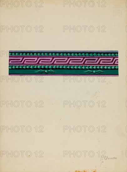 Wall Paper Border, c. 1936.