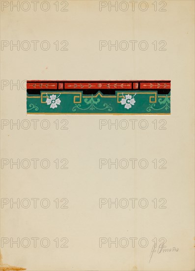 Wall Paper Border, c. 1936.