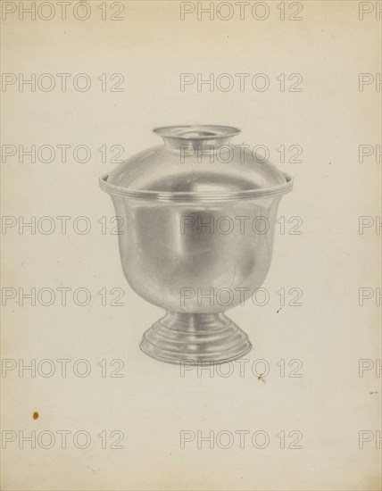 Silver Sugar Bowl, c. 1938.