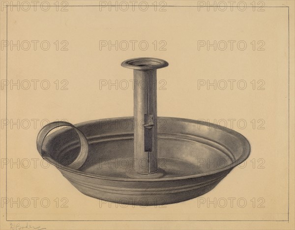 Candlestick Holder, c. 1937.