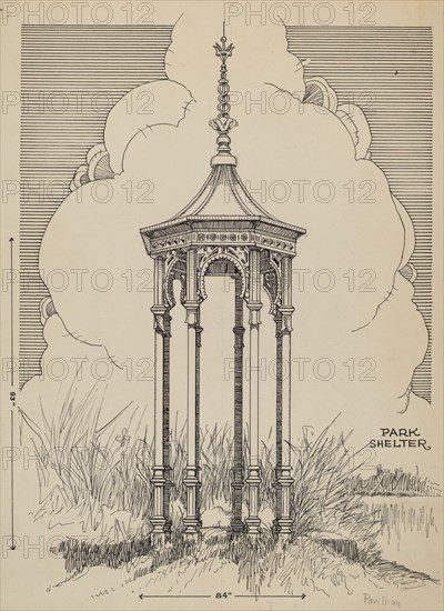 Cast Iron Pavilion, c. 1936.