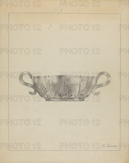 Silver Wine Taster, c. 1936.