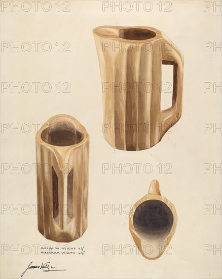 Bishop Hill: Pitcher, c. 1936.