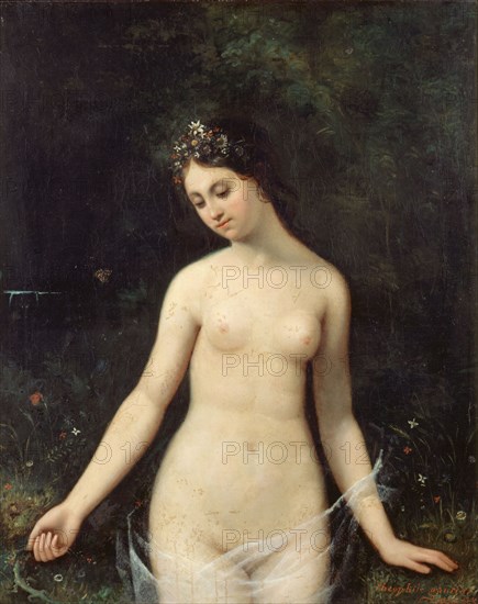 Young naked woman, 1831.