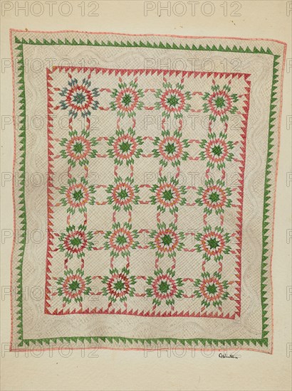 Patchwork Quilt, c. 1936.