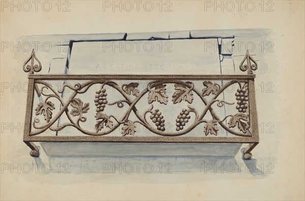 Cast Iron Railing, c. 1936.