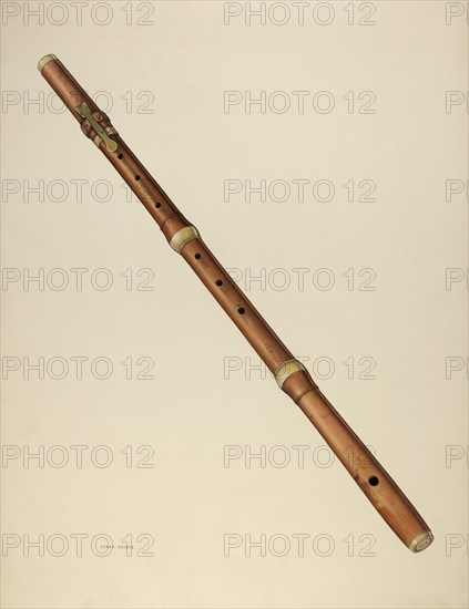 Zoar Flute Recorder, c. 1938.