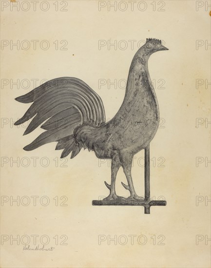 Weather Vane Finial, c. 1938.