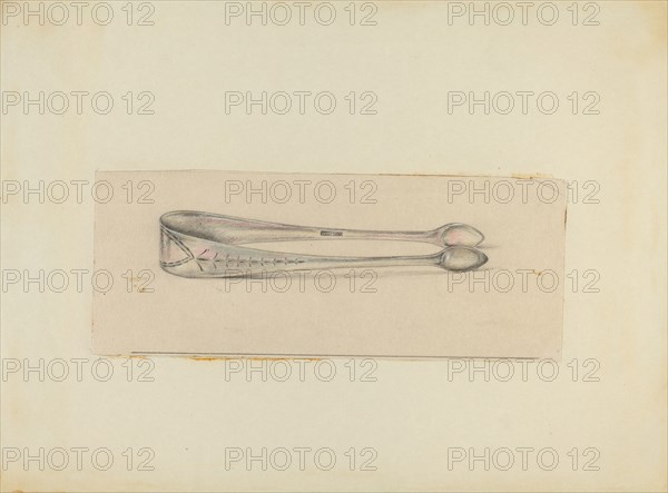 Silver Sugar Tongs, 1935/1942.