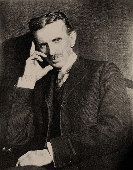 Nikola Tesla (1856-1943) , 1915. Private Collection.
