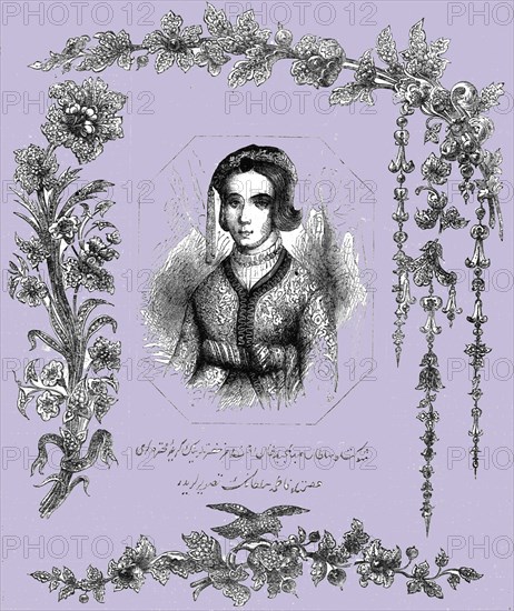 'Portrait of Fatma Sultana', 1854. Creator: Unknown.