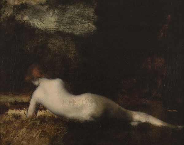 Nymphe couchée, c.1887.