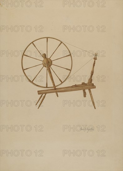 Spinning Wheel, c. 1941.