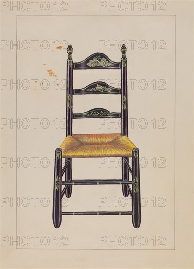 Ladderback Chair, c. 1936.