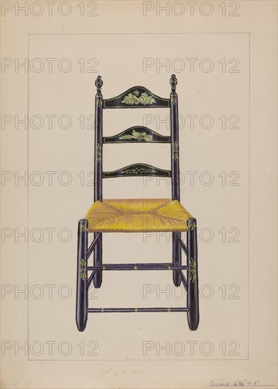 Ladderback Chair, c. 1936.