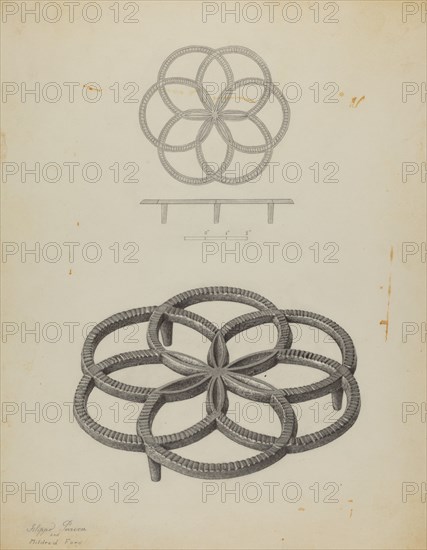 Pa. German Trivet, c. 1940.