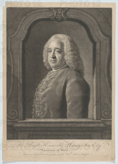Portrait of Henry Fox, 1756.