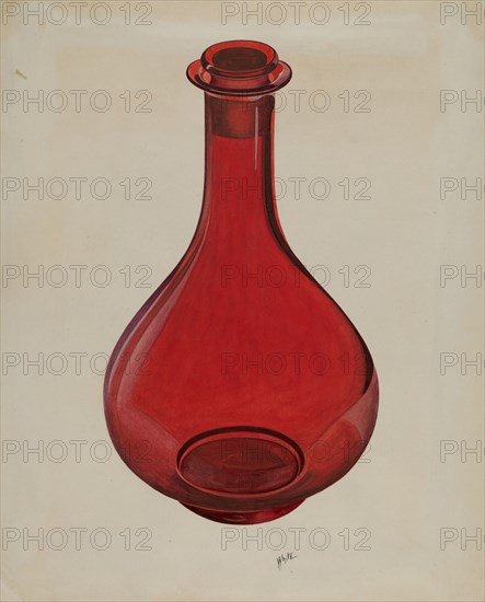 Decanter and Stopper, c. 1936.