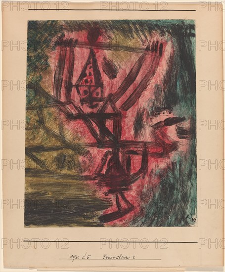 Feuer Clown I (Fire Clown), 1921.