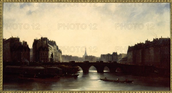 Pont-Neuf and Ile de la Cite, 1834.