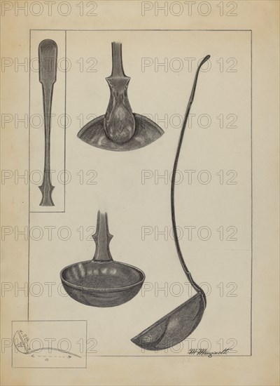 Pewter Spoon, 1935/1942.