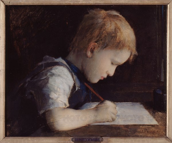 Le petit écriveur, 1869.