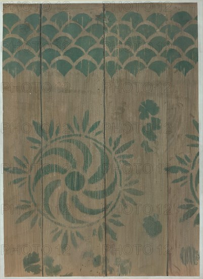 Stencilled Floor, c. 1940.