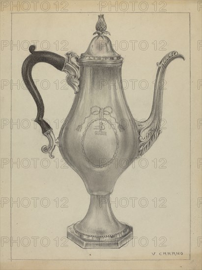 Silver Coffee Pot, 1935/1942.