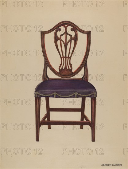 Side Chair (one of six), 1936.
