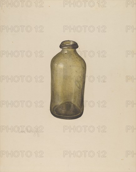 Shoe Blacking Bottle, c. 1940.