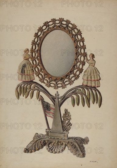 Dressing Mirror (cast iron), 1939.