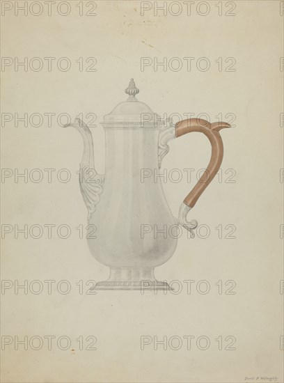 Silver Teapot, 1935/1942.