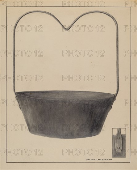 Fireplace Kettle, c. 1936.