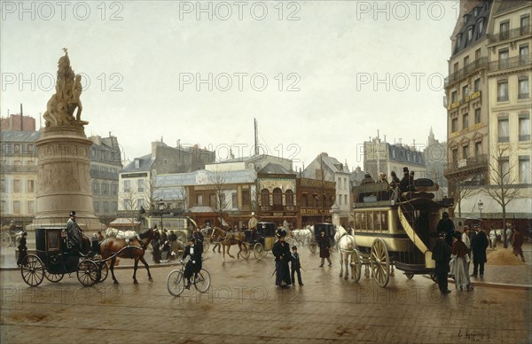 Place Clichy, in 1896, 1896.