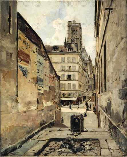 Rue Grenier-sur-l'Eau, 1886.